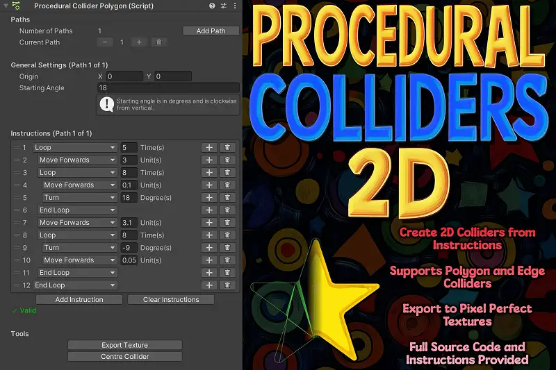 Procedural Colliders 2D Asset Thumbnail