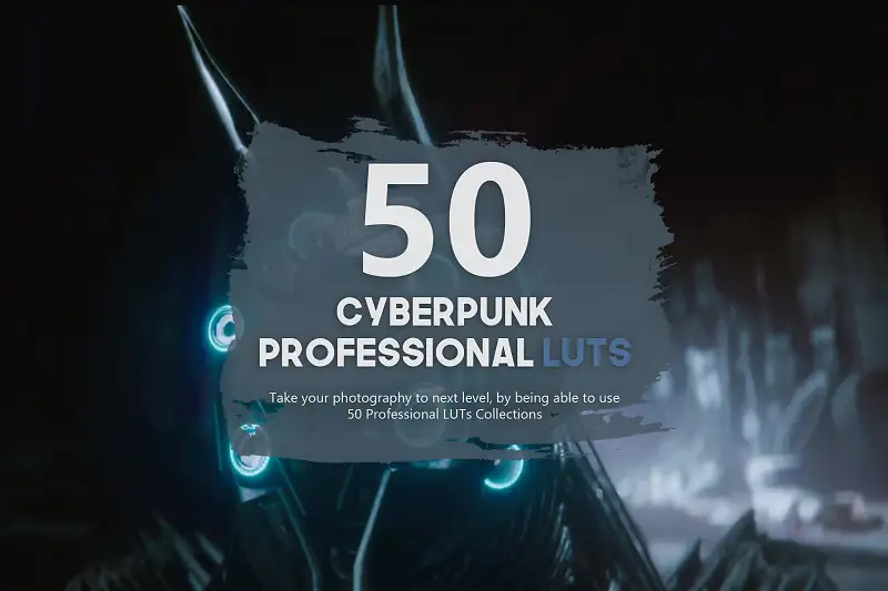 50 Cyberpunk LUTs Pack Asset Thumbnail