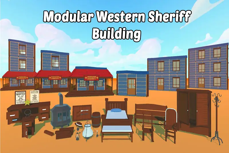 Western Sheriff - Low Poly Asset Thumbnail