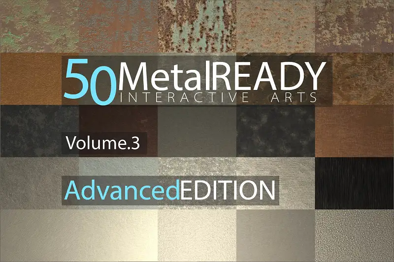50 Metal Materials Ready, Volume. 3 Asset Thumbnail