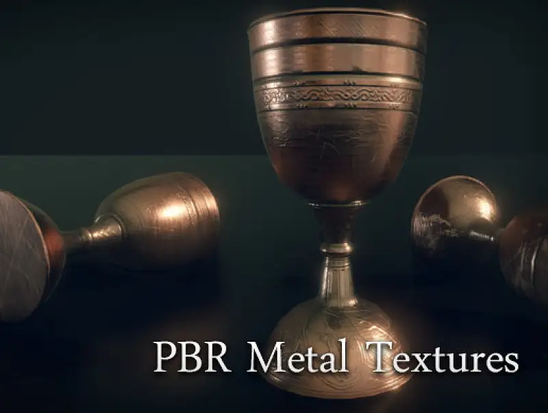 PBR Metal Textures Asset Thumbnail