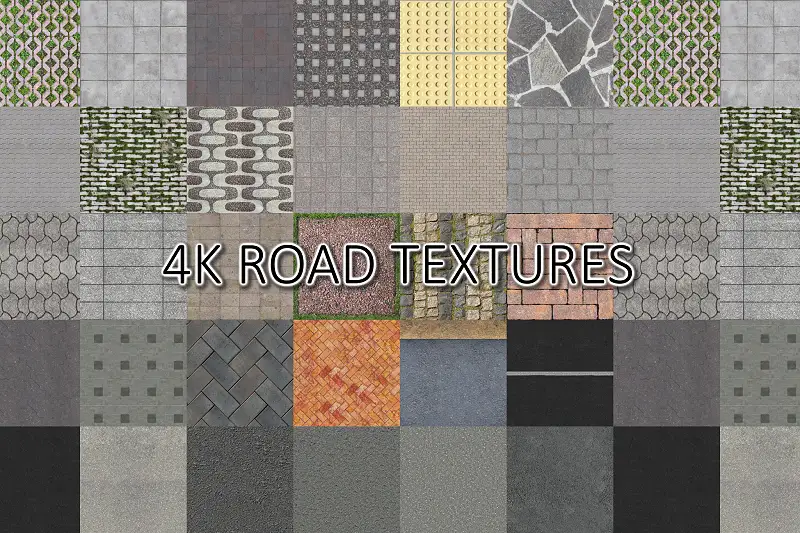 4K Road Textures Asset Thumbnail