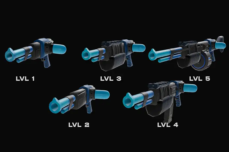 Stylized Sci-Fi Battle Freeze Gun Asset Thumbnail