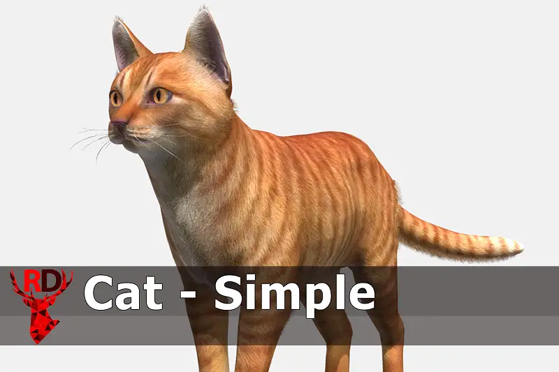 Realistic Simple Cat Pack Asset Thumbnail