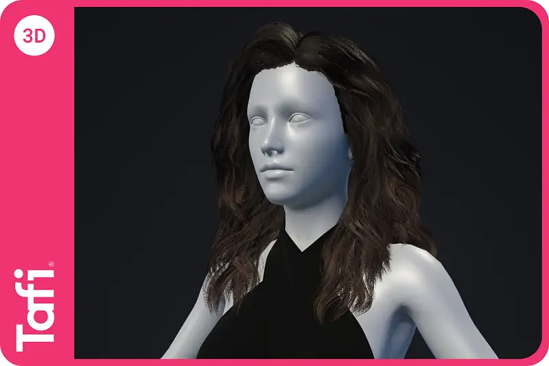 Bronwyn Hair Female from Tafi Asset Thumbnail