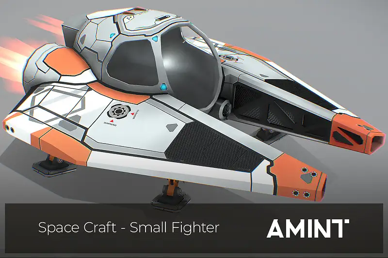 Space Craft - Small Fighter Asset Thumbnail