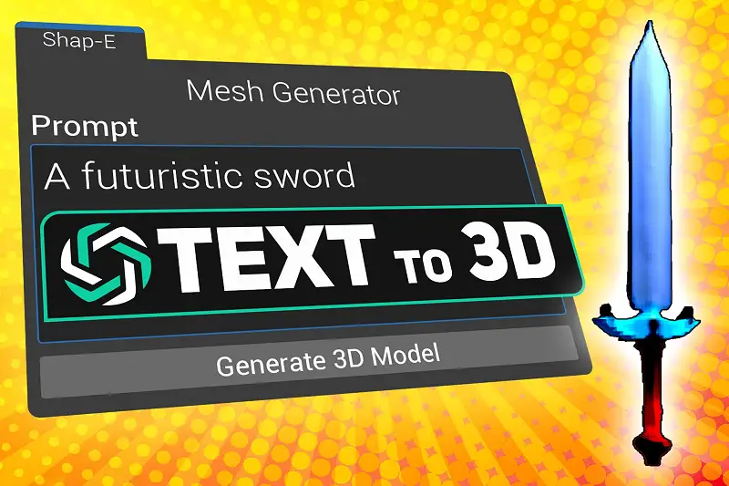 Shap-E - Text-to-3D Asset Thumbnail