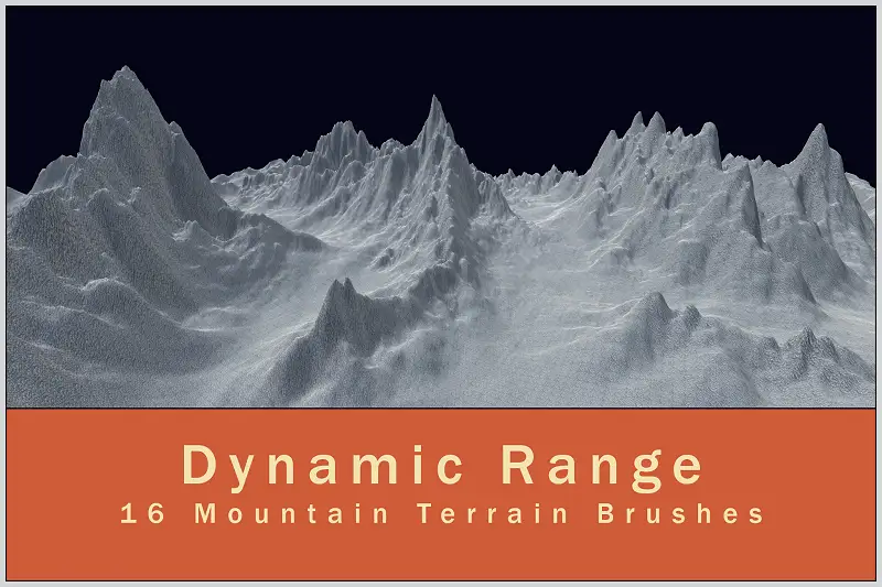 Dynamic Mountain Terrain Brushes Asset Thumbnail