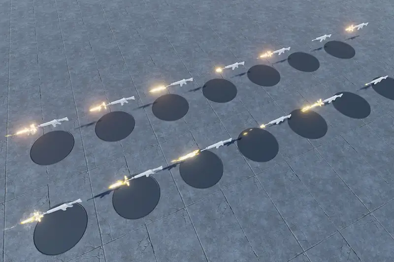 Muzzle flashes VFX Asset Thumbnail