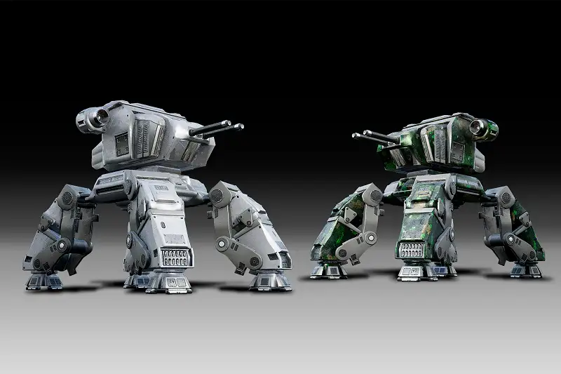 Heavy Battle Mech Asset Asset Thumbnail
