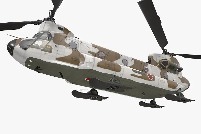 CH-47J JGSDF Winter Basic Animation Package Asset Thumbnail