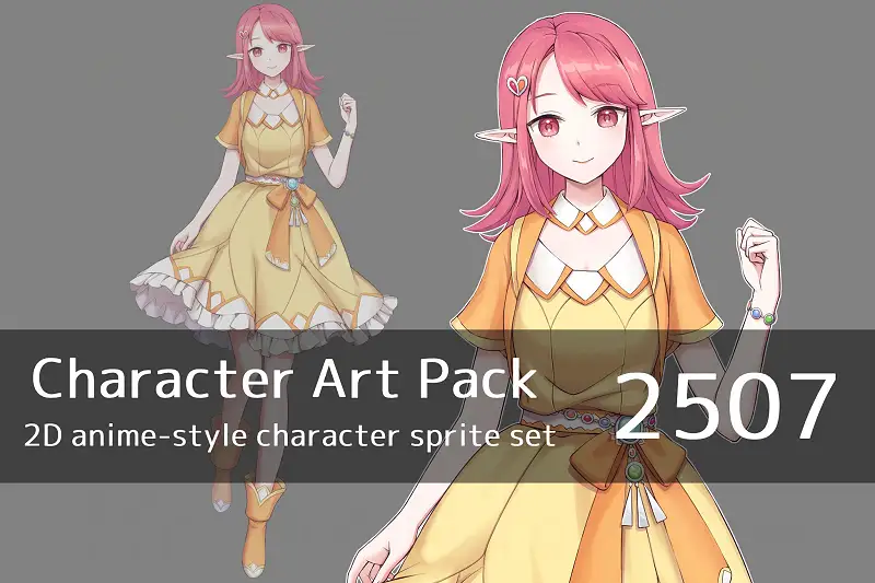 Anime Character Art Pack: 2507 Asset Thumbnail
