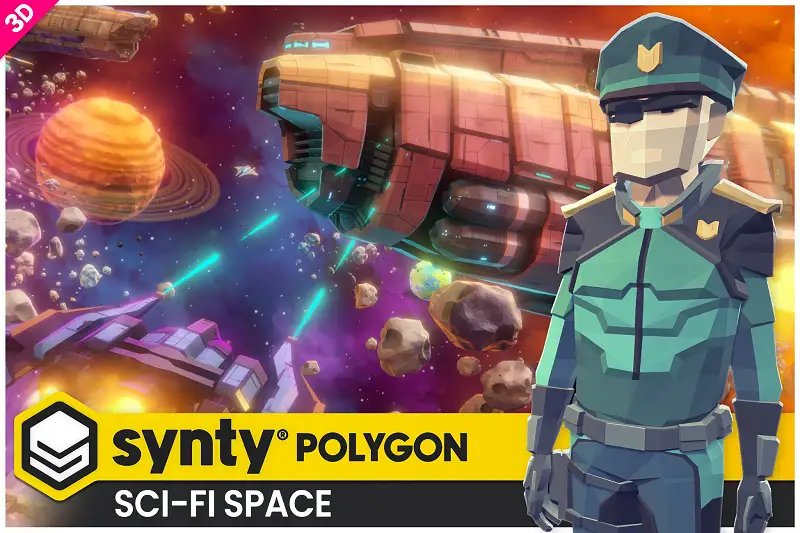 POLYGON Sci-Fi Space - Low Poly 3D Art by Synty Asset Thumbnail