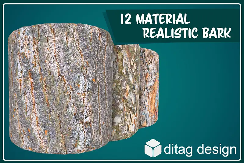 Bark - Realistic 4K PBR Bundle Vol.05 Asset Thumbnail