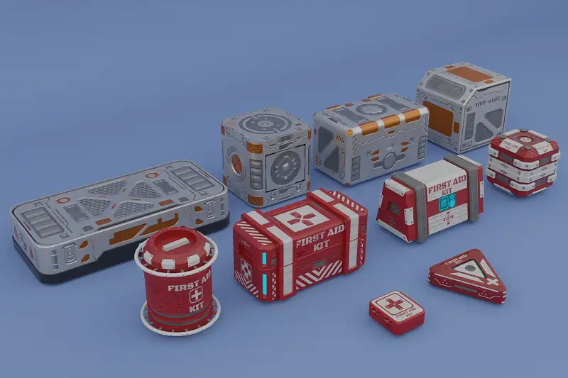 10 scifi boxs Asset Thumbnail