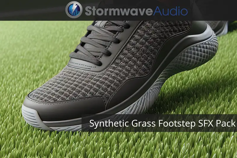 Synthetic Grass Footstep Sound Effects Pack Asset Thumbnail