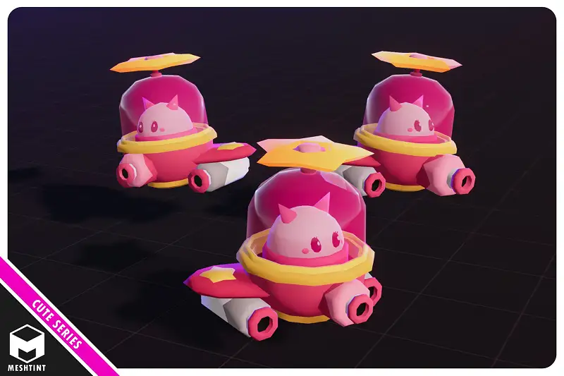 Alien Starry Cute Series: A Modular Character Pack Asset Thumbnail
