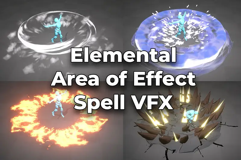 Elemental Area of Effect Spell VFX Asset Thumbnail