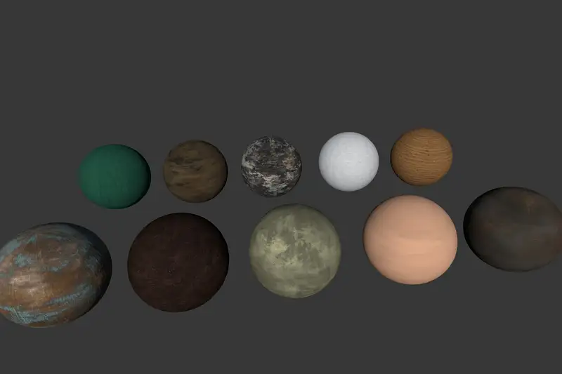 Painted Wood Materials Asset Thumbnail