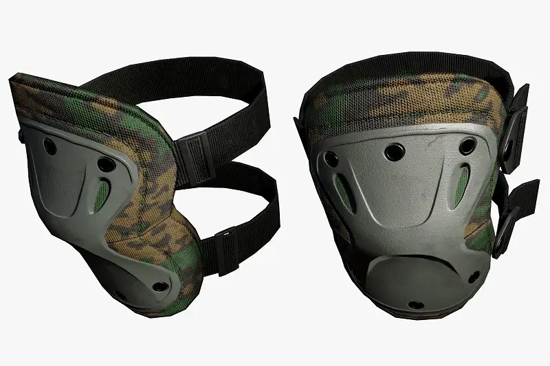 Tactical Knee Pads Model Asset Thumbnail