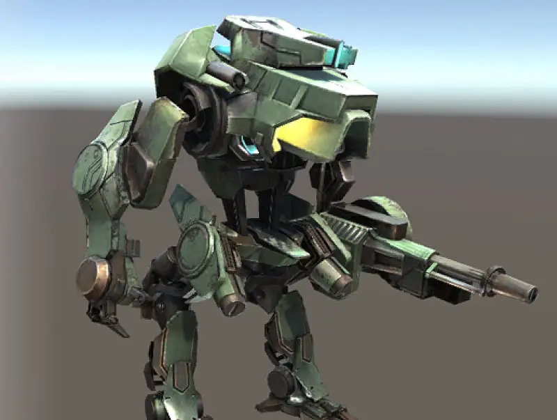 Mech Robot Sci-fi Asset Thumbnail
