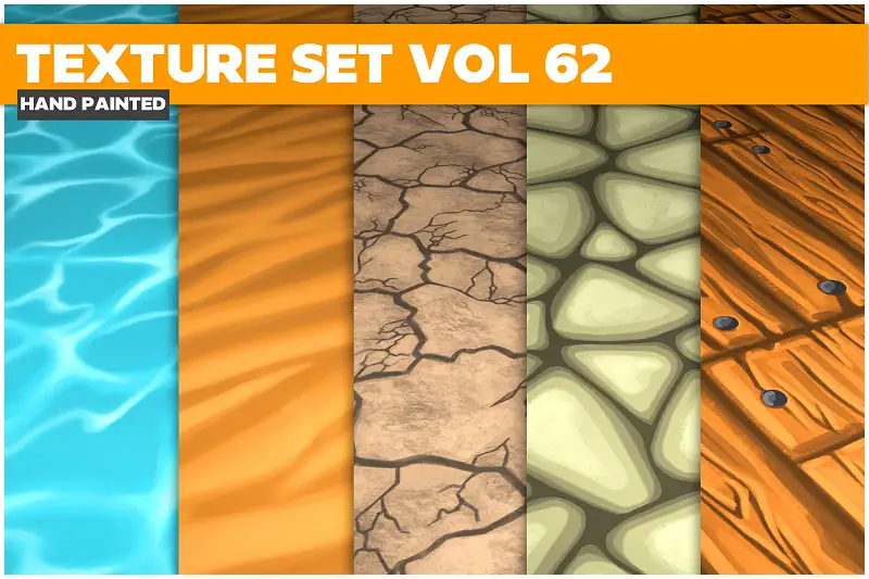 Texture Set Vol.62 Hand Painted Terrain Asset Thumbnail