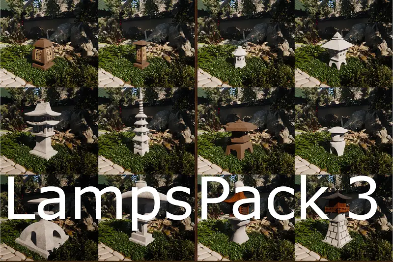 Street Lamp Collection Asset Image