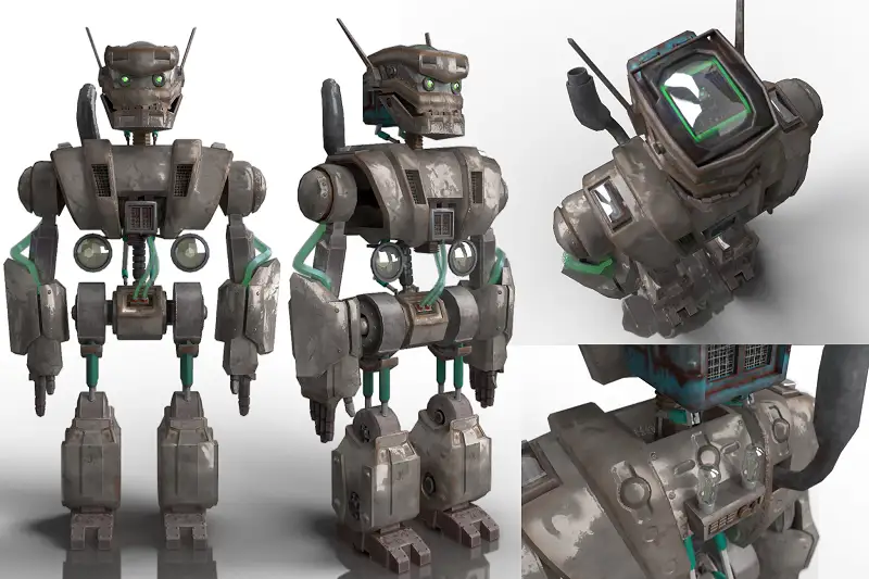 Old Robot Asset Thumbnail
