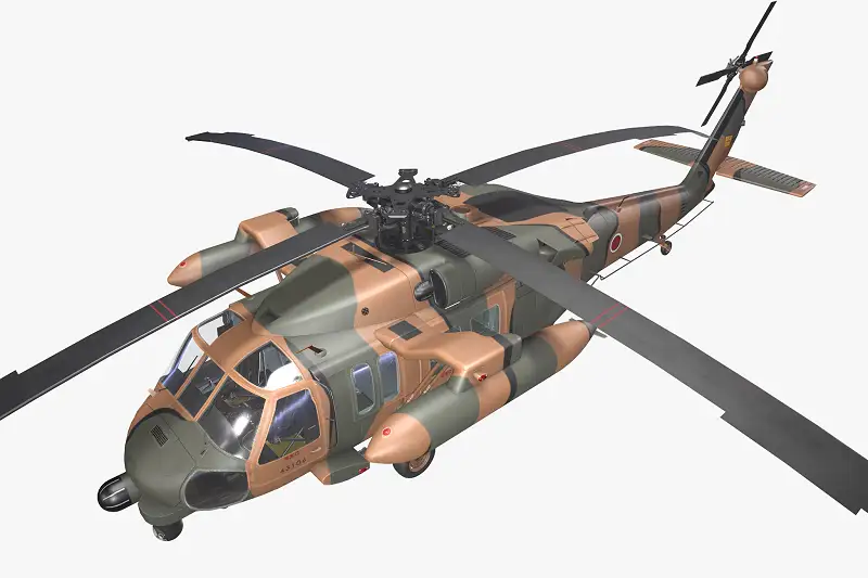 UH-60JA Black Hawk Japan Static Model Asset Thumbnail