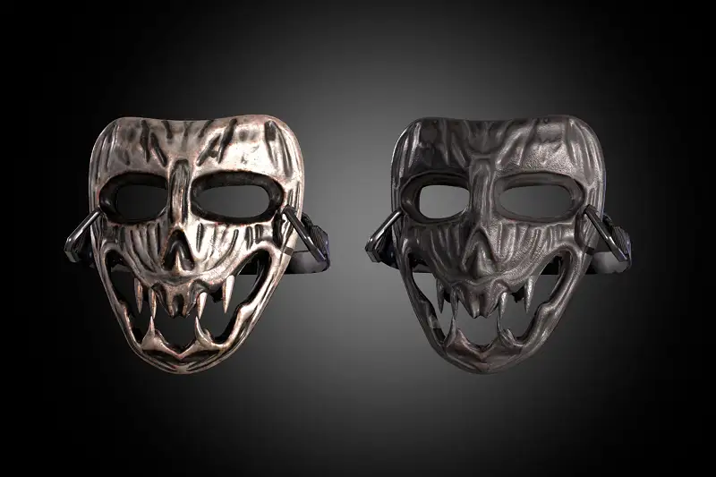 Creepy Face mask Asset Thumbnail