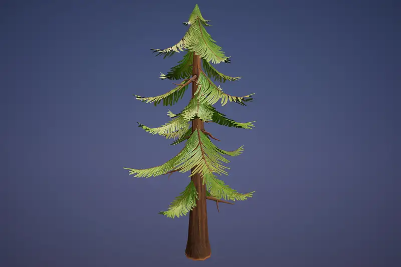 Stylized Pine Tree Asset Asset Thumbnail