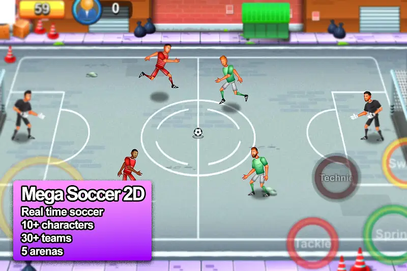 Mega Soccer 2D - Complete Game Template Asset Thumbnail