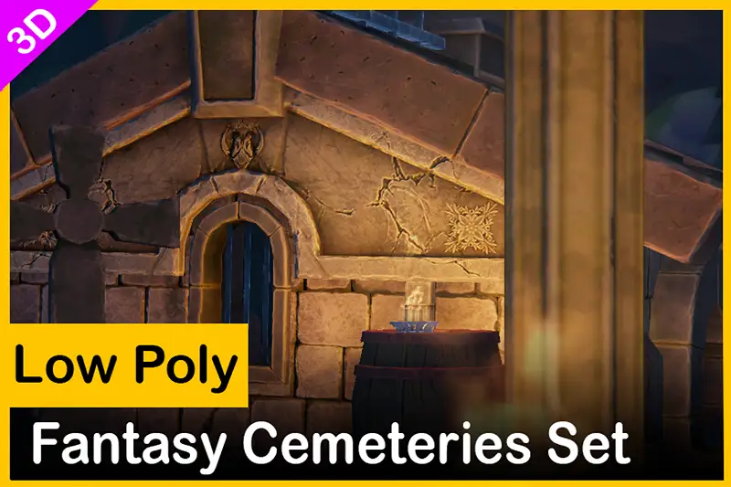 Fantasy Cemetery Assets for Unity Asset Thumbnail