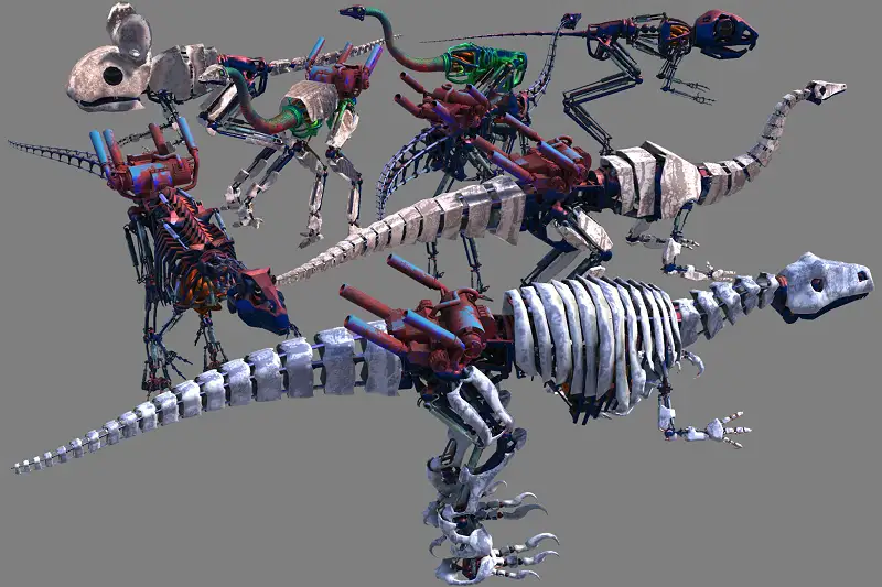 Bipedal Animal Robots Package Asset Thumbnail