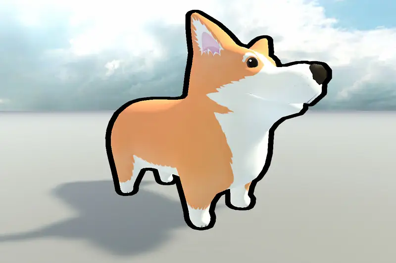 Corgi SDF Outlines (aka Stroke Outlines) for URP (xray or blocked) Asset Thumbnail
