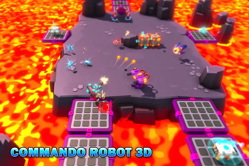 Commando Robot 3D Game Template Asset Thumbnail