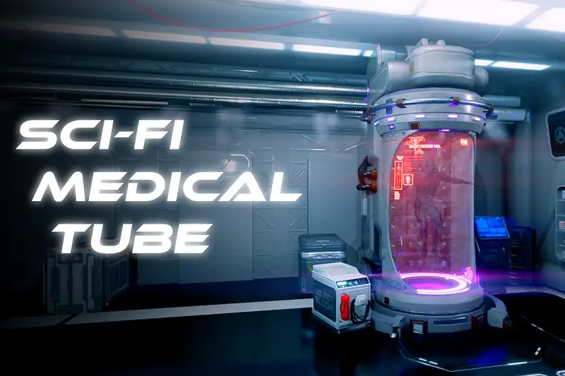 Sci-Fi Medical Tube Asset Thumbnail