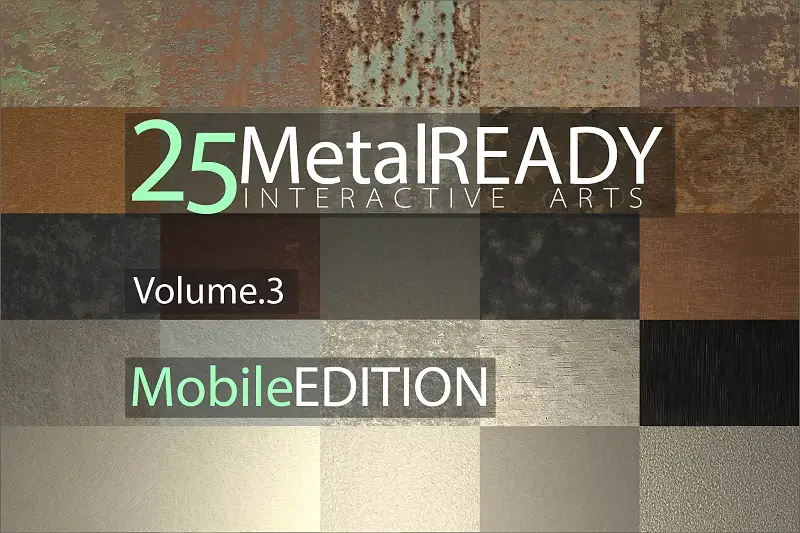 25 Metal Materials Ready, Volume. 3 Asset Thumbnail