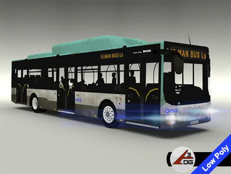 MN Lion's City Bus Asset Image