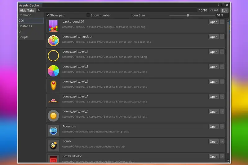 Streamline Your Workflow with Assets Cache Asset Thumbnail