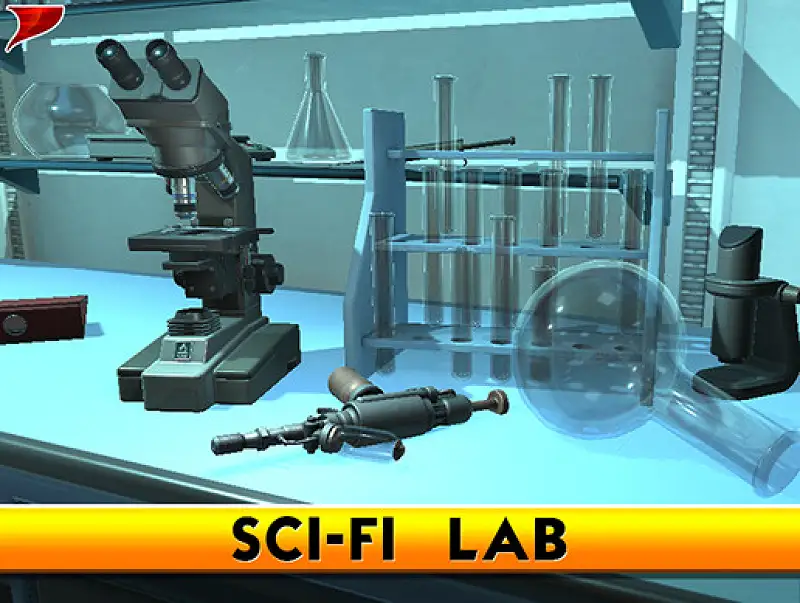 Modern Sci-Fi Modular Laboratory PBR & URP Asset Thumbnail