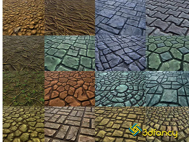 Hand Painted Textures Pack Asset Thumbnail