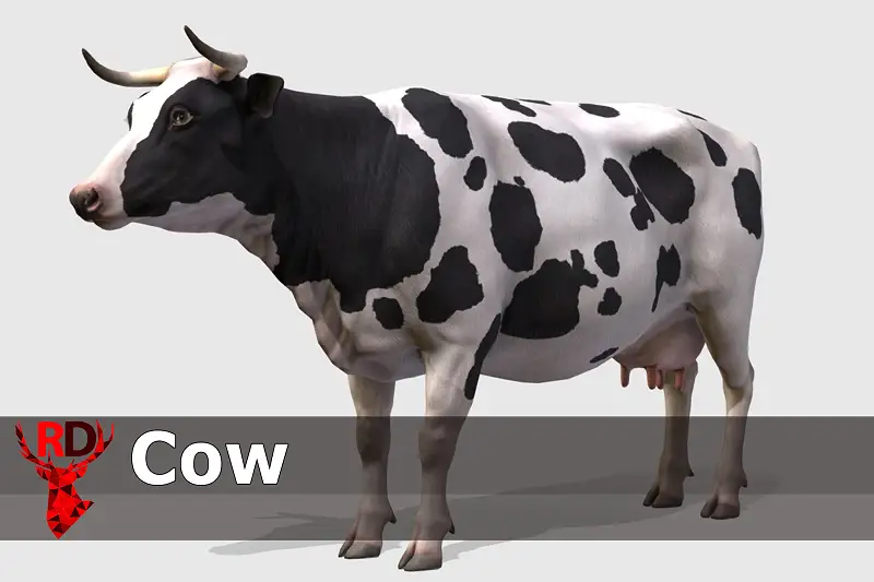 Cow realistic Asset Thumbnail