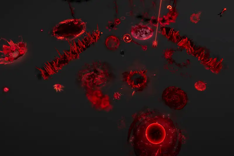 Stylized Blood RPG Spell Pack (53 VFX) Asset Thumbnail