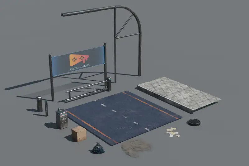 Street Retro Future Props Asset Thumbnail