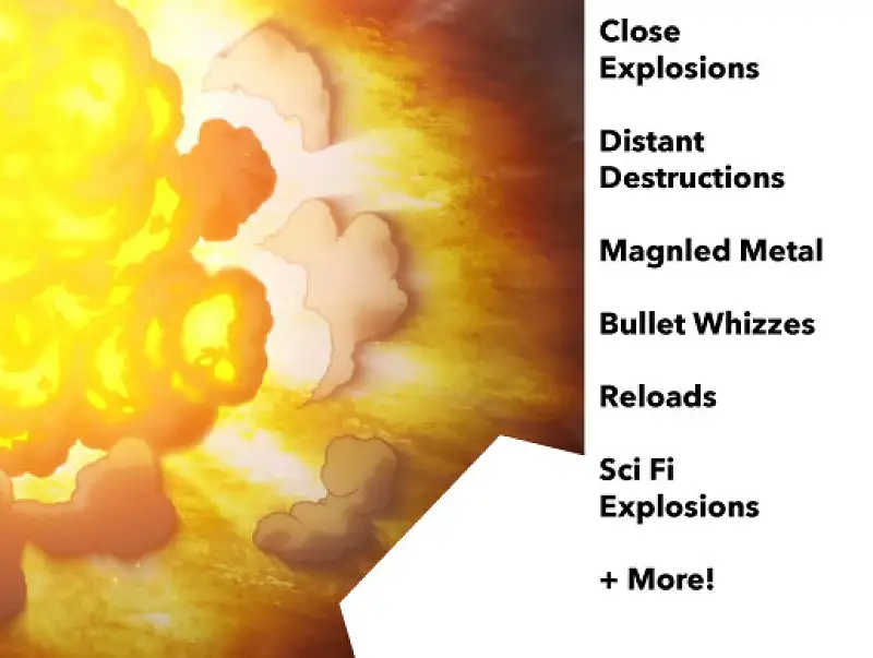 Explosions Pro Sound Effects Asset Image