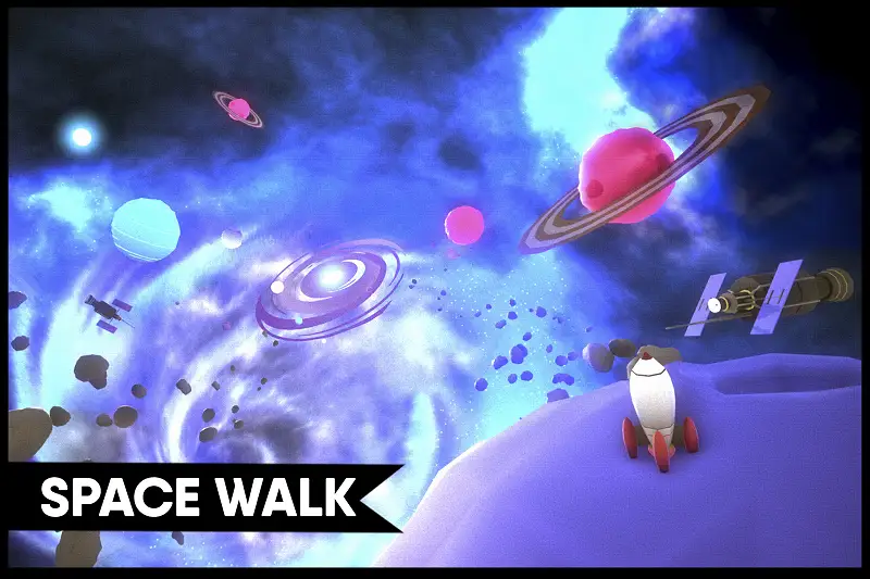 SpaceWalk - Lowpoly Environment by Unvik_3D Asset Thumbnail