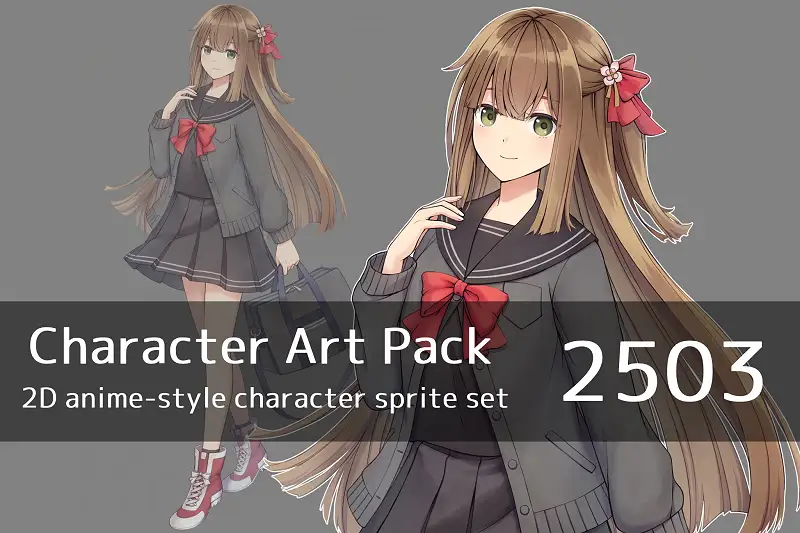 Anime Character Art Pack: 2503 Asset Thumbnail