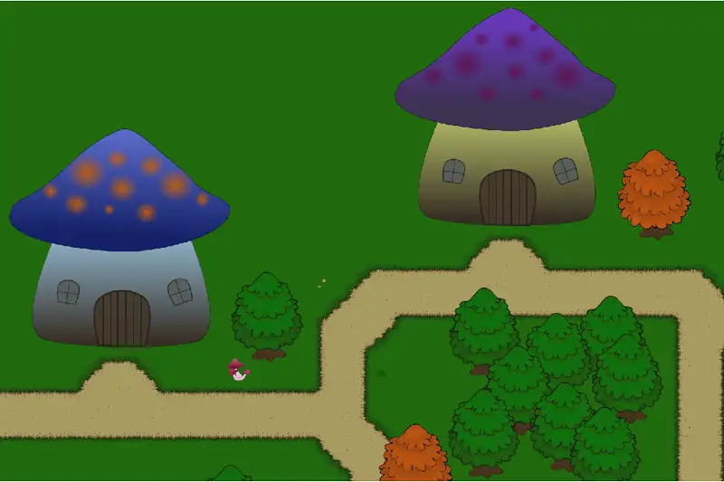 2D TopDown - Mushroom Village Asset Thumbnail