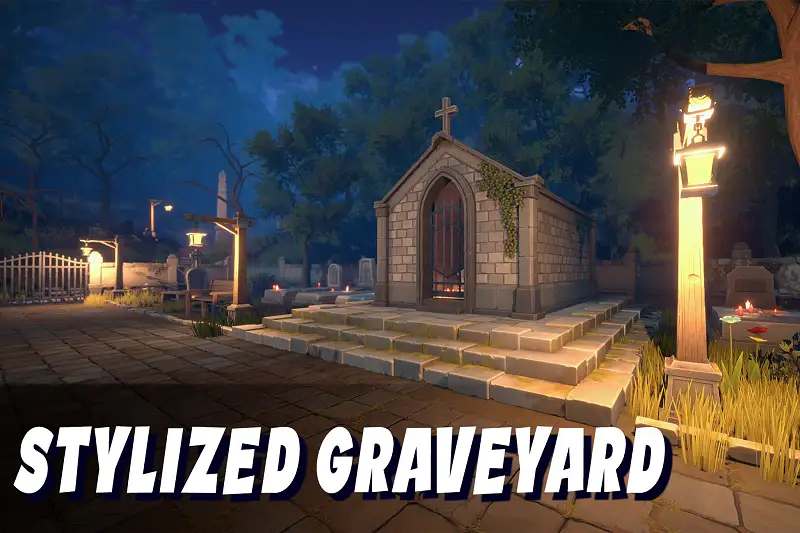 Stylized Cemetery Environment Pack Asset Thumbnail